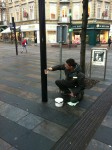 Arhus Lampost and Graffi Coat 103 Street Scene