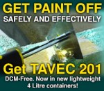 get paint off with TAVEC 201