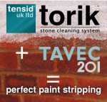 Torik plus Tavec – perfect paint stripping