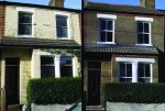 External Paint removal before & after